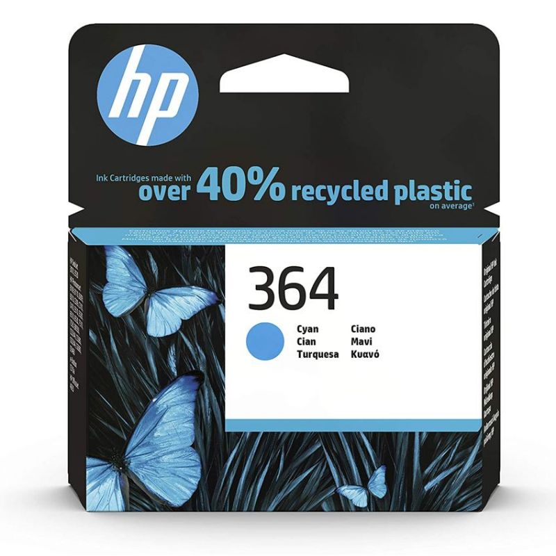 HP 364 Cian Cartucho de Tinta Original