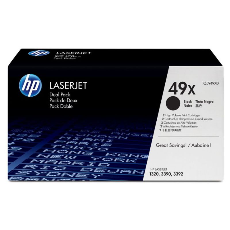 HP 49X Toner Original Negro Alta Capacidad