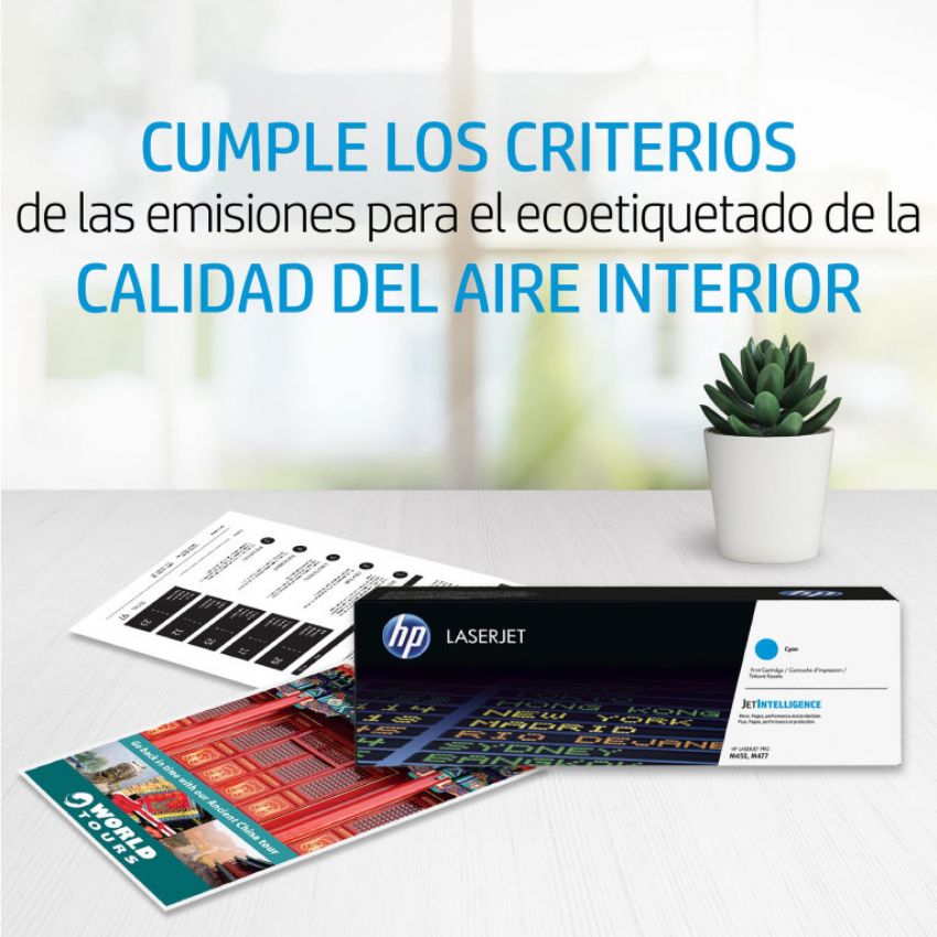 HP 501A Toner Original Amarillo imagen 3