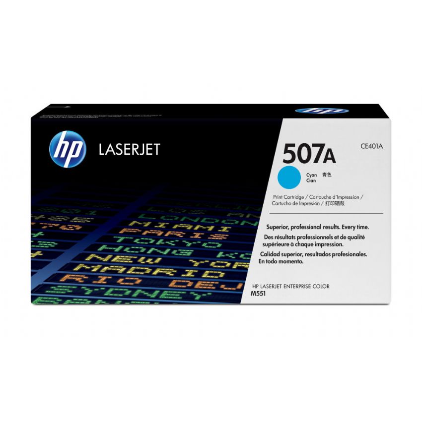 HP 507A Toner Original Cian