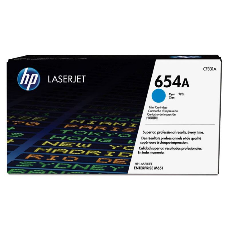 HP 654A Cian Toner Original