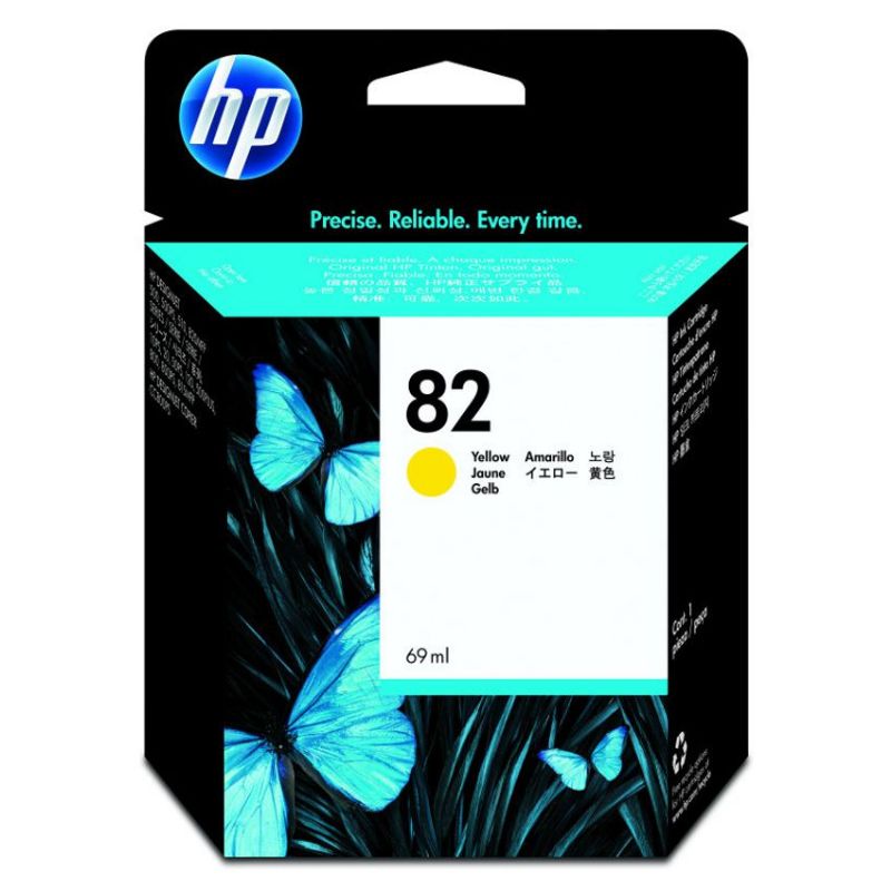 HP 82 Amarillo Cartucho de Tinta Original