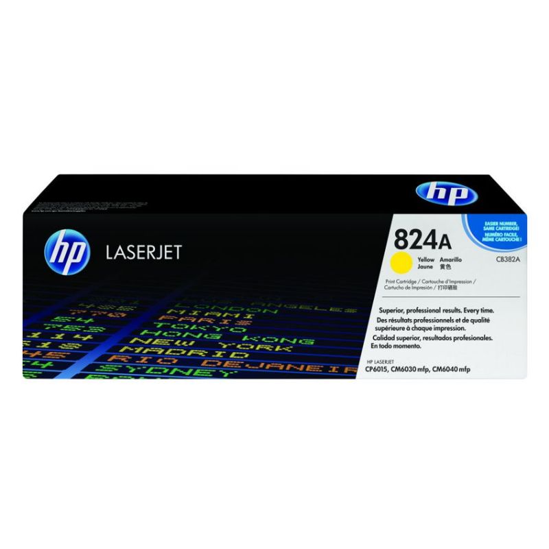 HP 824A Toner Original Amarillo