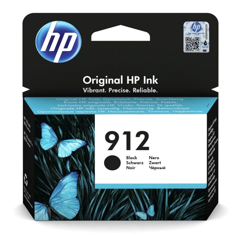 HP 912 Negro Cartucho de Tinta Original