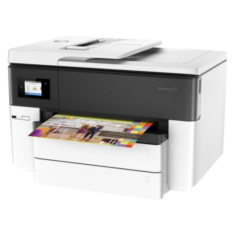 HP OfficeJet Pro 7740 Multifunción InkJet Color DIN A3 Wifi Duplex Fax imagen 2