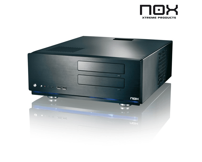 HTPC Nox Media II frontal aluminio imagen 4