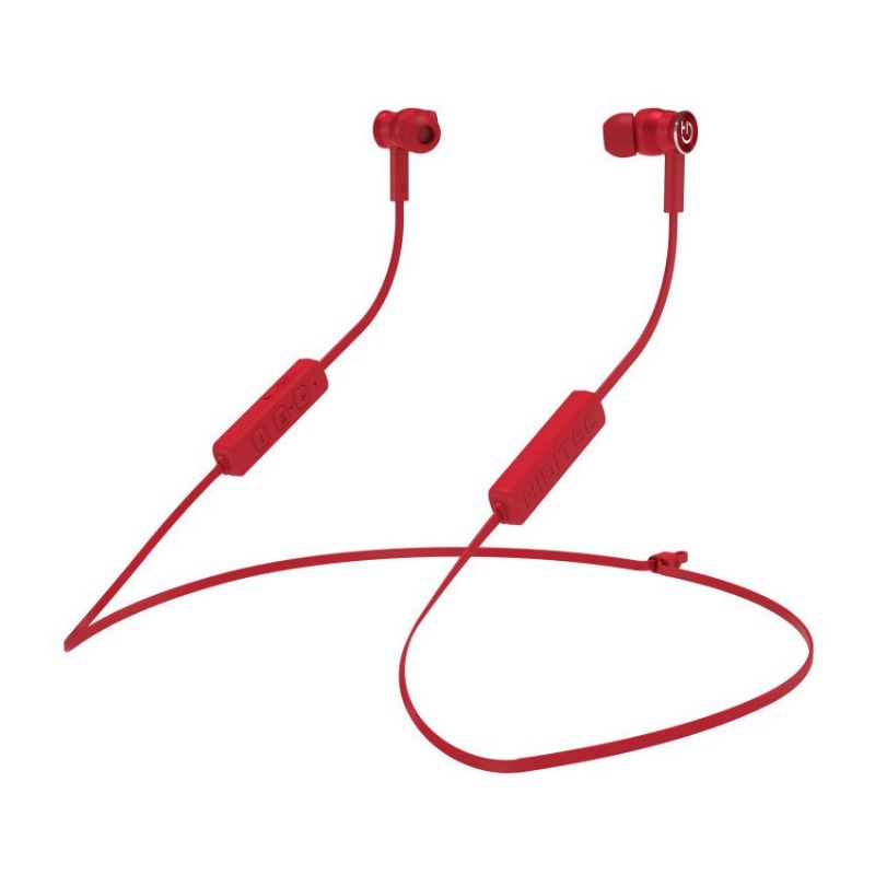 Hiditec Aken Auriculares con Micrófono Bluetooth Red