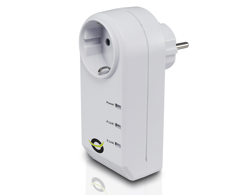 Home Network Passthrough Adapter Conceptronic Powerline 200Mbps 