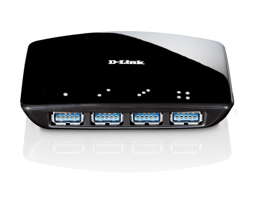 Hub 4 puertos USB 3.0 D-LINK