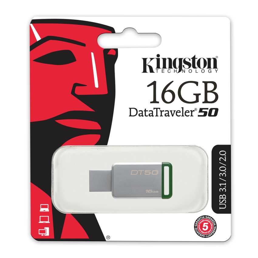 KINGSTON DataTraveler 50 16 GB USB 3.0 imagen 4