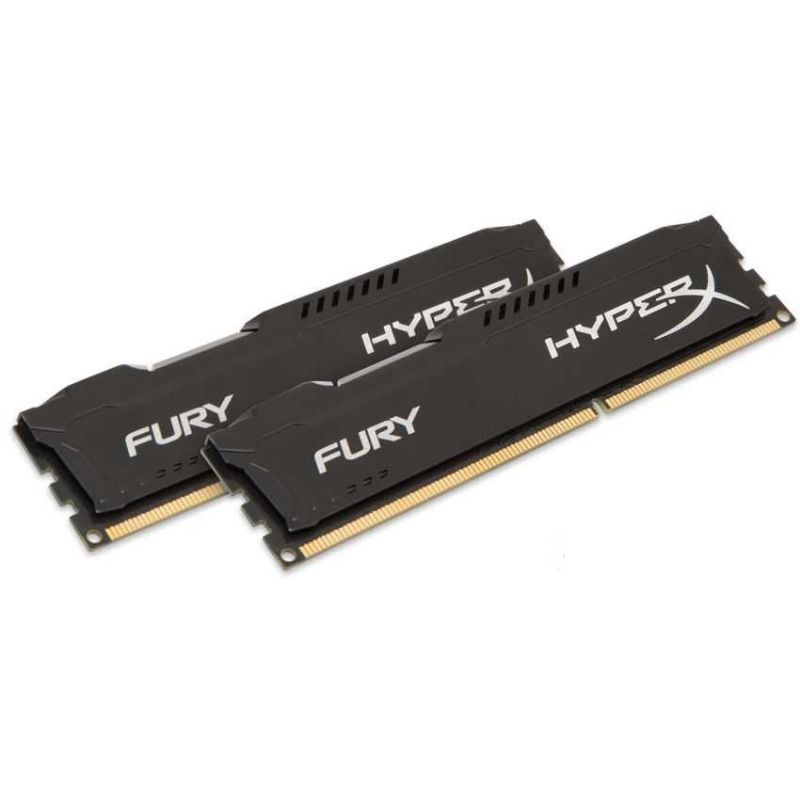 Kingston 16 Gb (2x8Gb) DDR4 2666 HyperX Fury Black