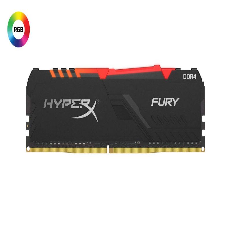 Kingston 16 Gb DDR4 2666 HyperX Fury RGB imagen 2