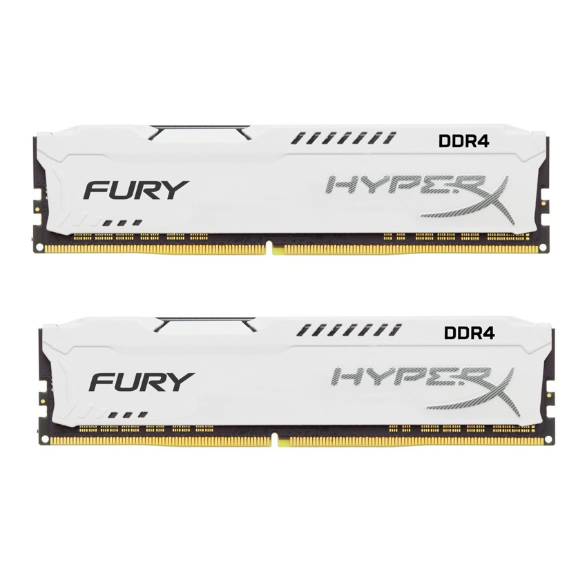 Kingston 16 Gb. (2x8Gb) DDR4 2666 HyperX Fury White imagen 2