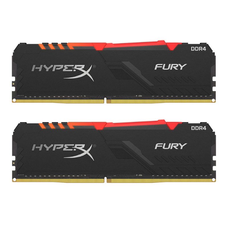 Kingston 16 Gb. (2x8Gb) DDR4 3200 HyperX Fury RGB