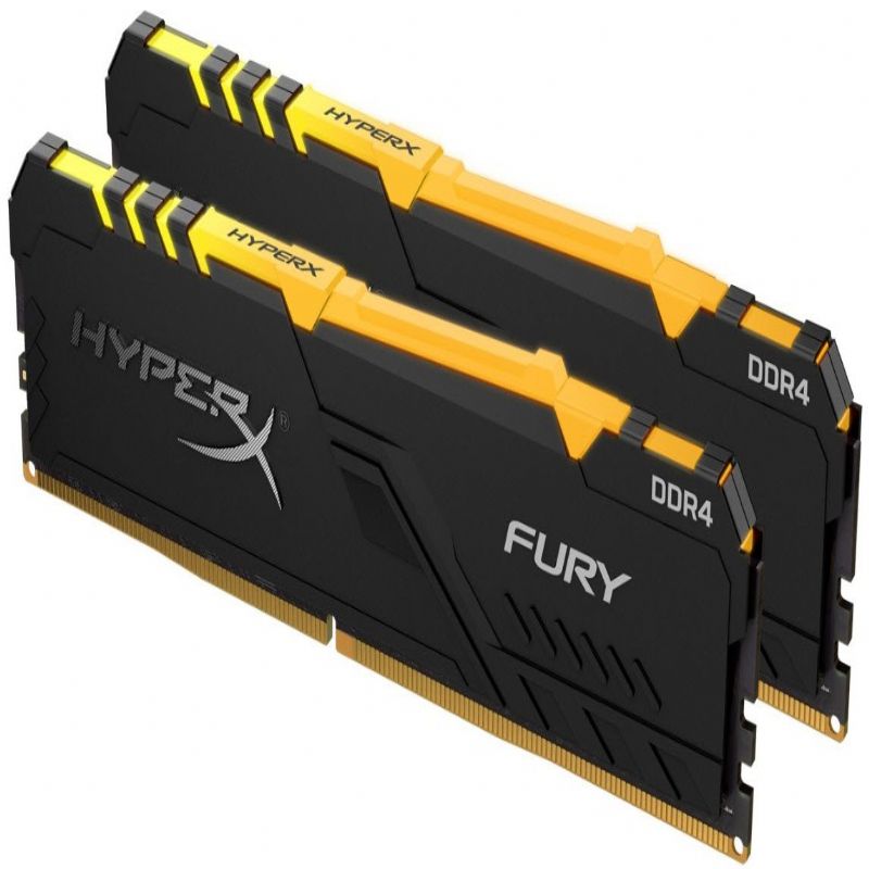 Kingston 16 Gb. (2x8Gb) DDR4 3200 HyperX Fury RGB imagen 2