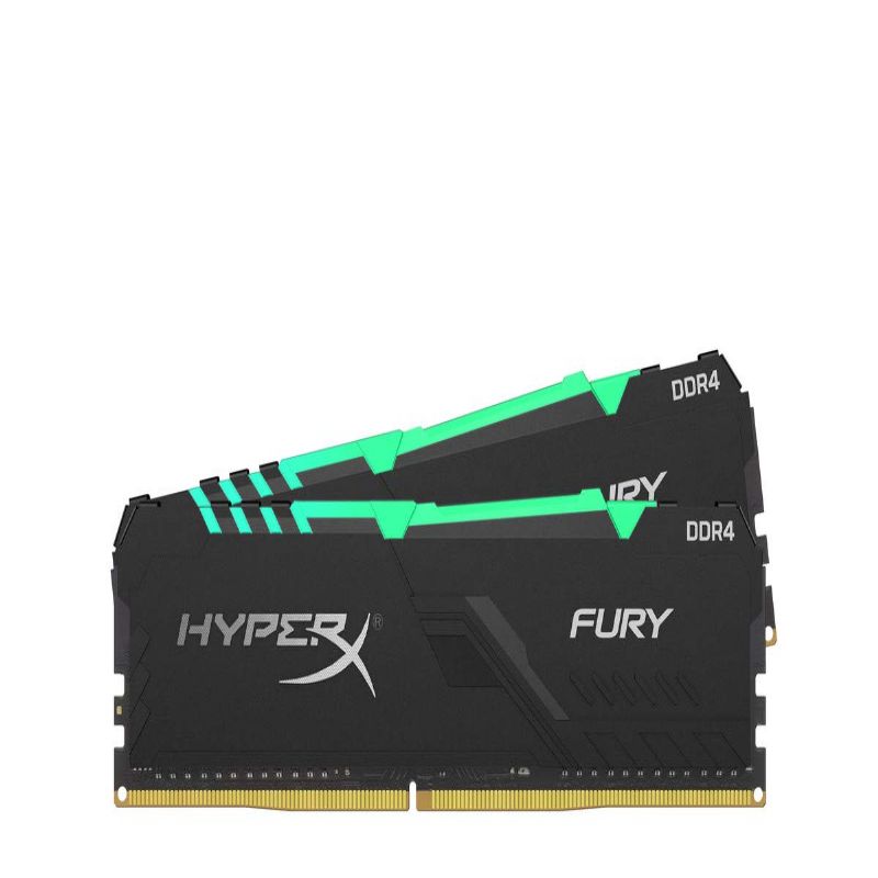 Kingston 16 Gb. (2x8Gb) DDR4 3200 HyperX Fury RGB imagen 4