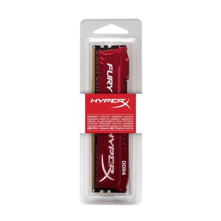 Kingston 16 Gb. DDR4 2400 HyperX Fury Red imagen 4