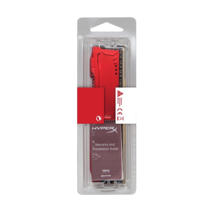 Kingston 16 Gb. DDR4 2400 HyperX Fury Red imagen 5
