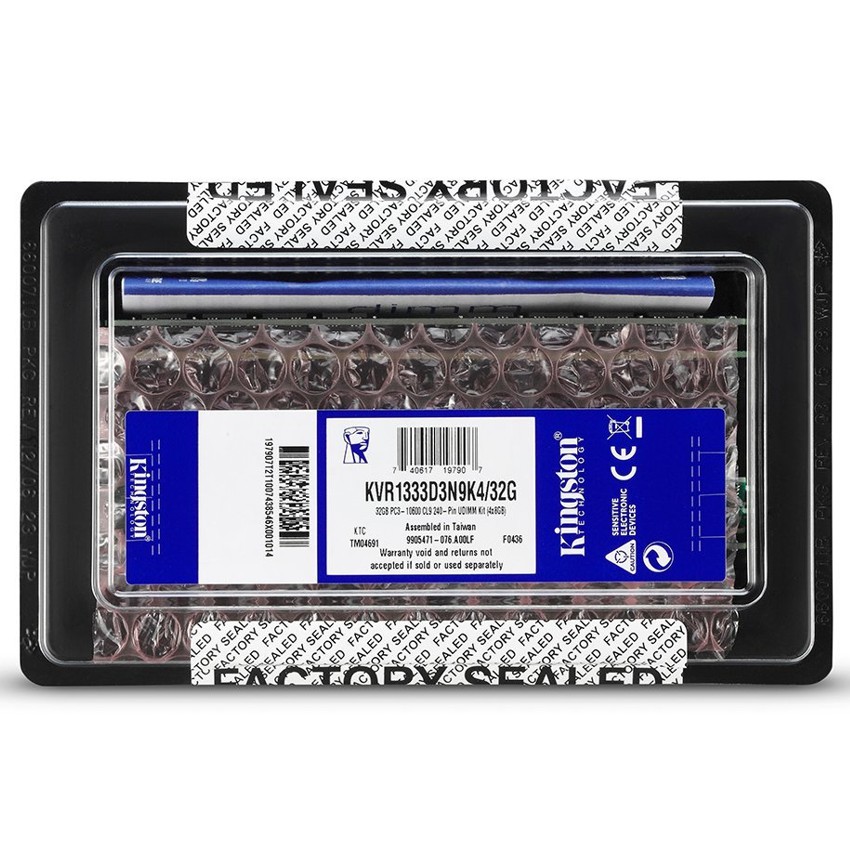 Kingston 32 Gb. (4x8Gb) DDR3 133 KVR1333D3N9K4/32G imagen 5