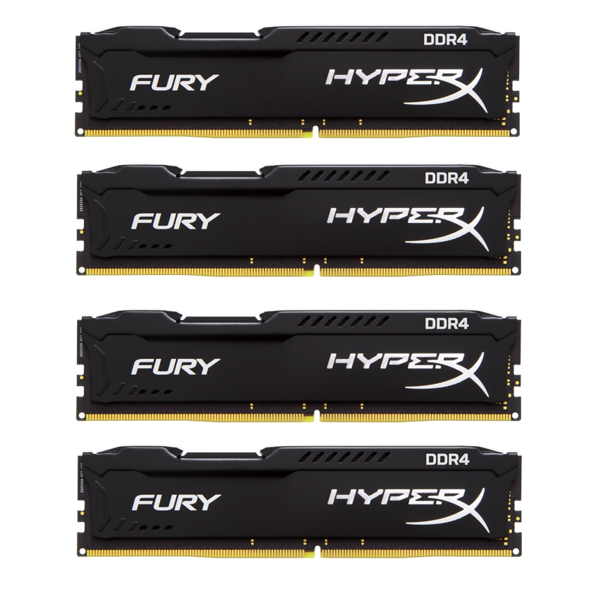 Kingston 32 Gb. (4x8Gb) DDR4 2133 HyperX Fury Black