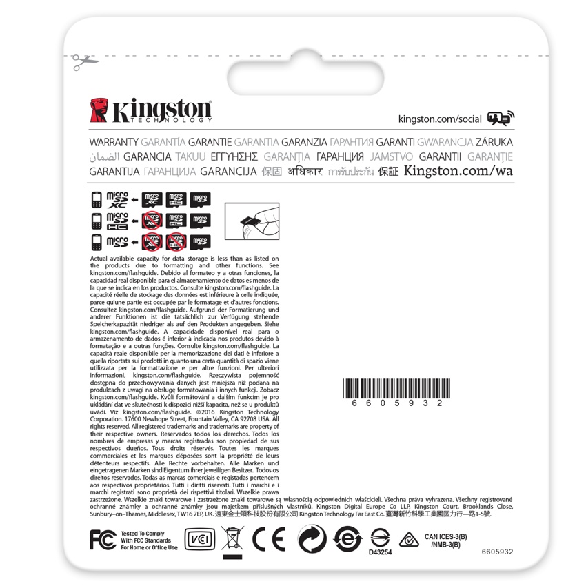 Kingston MicroSD UHS-I Industrial Clase 10 8Gb. imagen 5