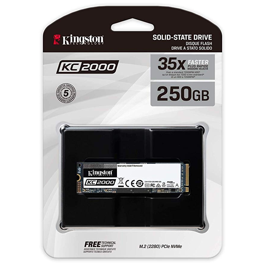 Kingston PCIE 250GB KC2000 NVMe imagen 3