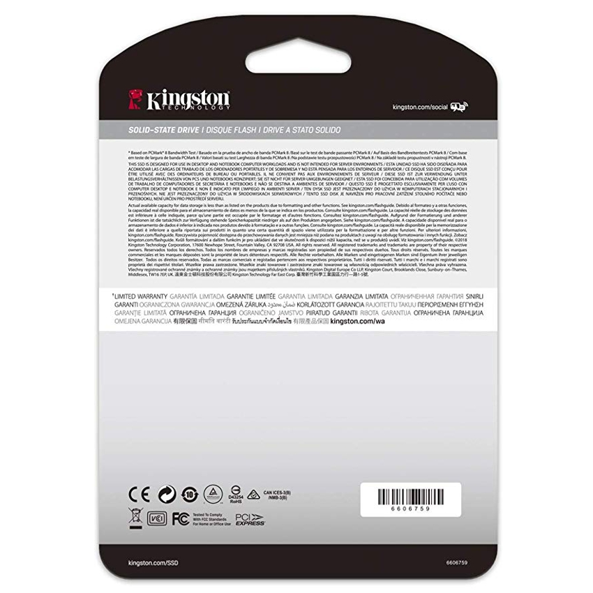 Kingston PCIE 250GB KC2000 NVMe imagen 4