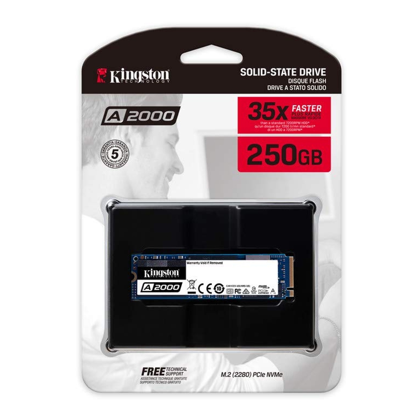 Kingston PCIE A2000 250Gb NVMe imagen 3