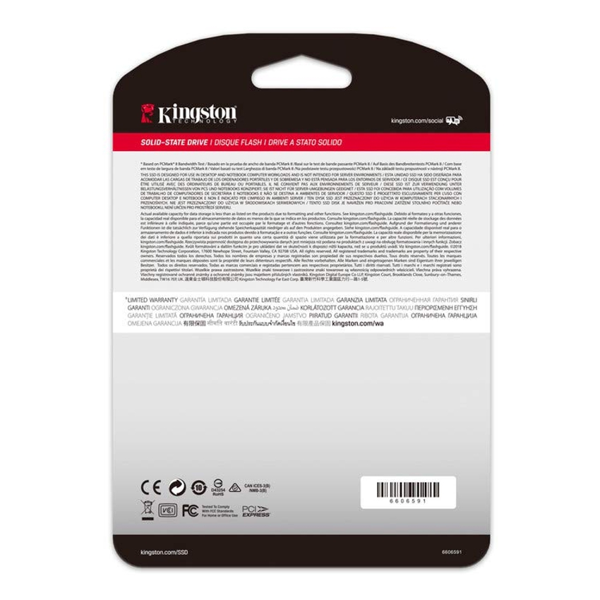 Kingston PCIE A2000 250Gb NVMe imagen 4