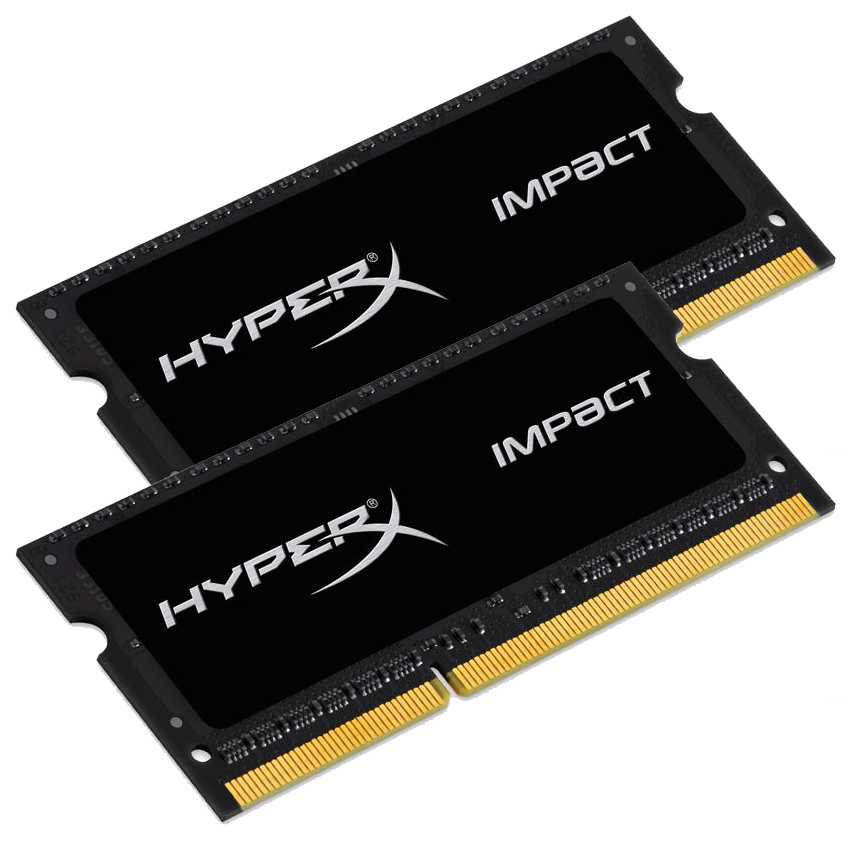 Kingston Sodimm 16 Gb.(2x8Gb)  HyperX Impact DDR3L 2133