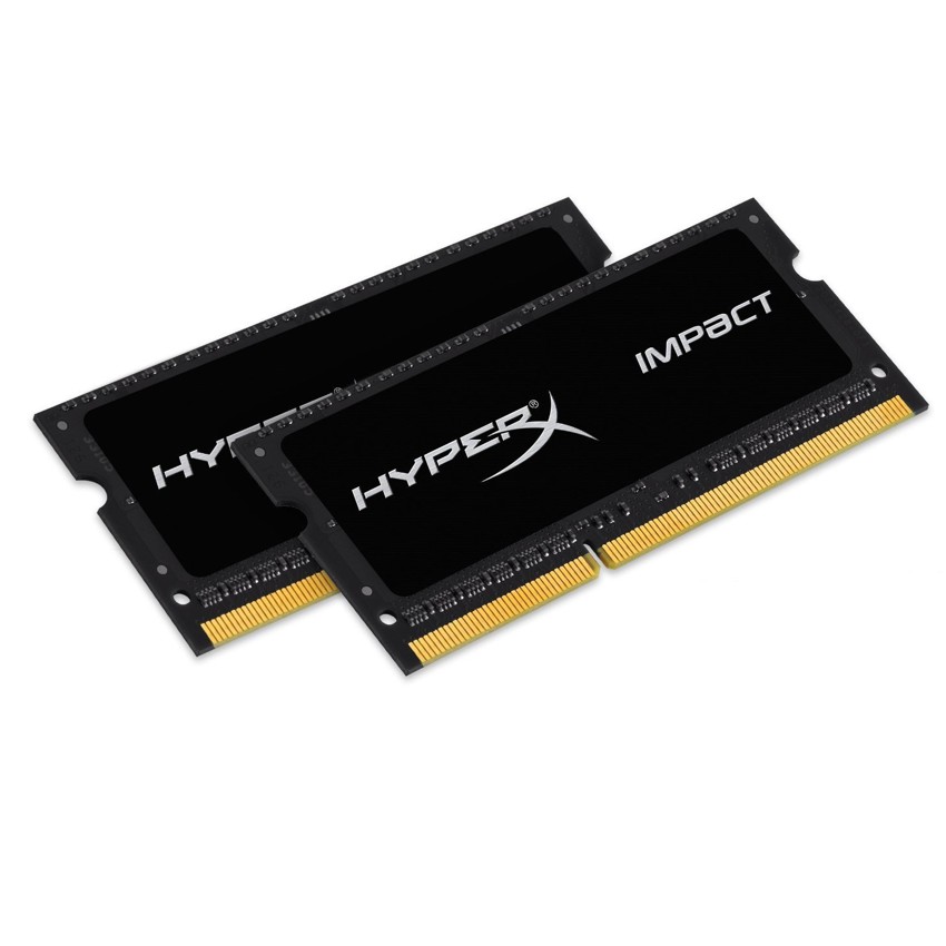 Kingston Sodimm 16 Gb. (2x8Gb) DDR3L 1866 HyperX Impact Black