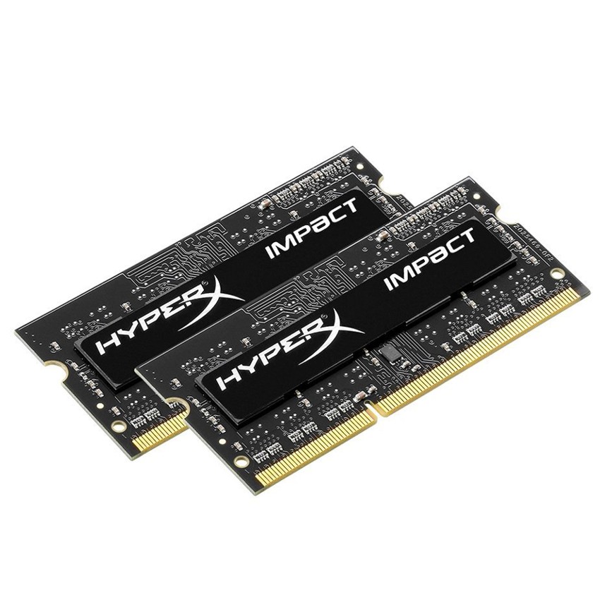 Kingston Sodimm 16 Gb. (2x8Gb) DDR3L 1866 HyperX Impact Black imagen 2