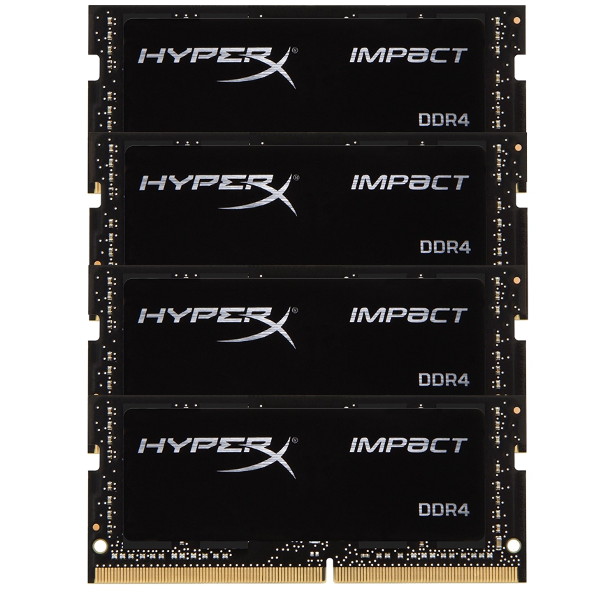 Kingston Sodimm 16 Gb. (4x4Gb) DDR4 2133 HyperX Impact Black imagen 2