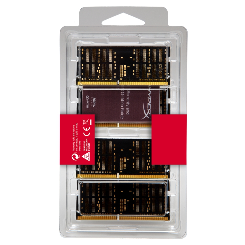 Kingston Sodimm 16 Gb. (4x4Gb) DDR4 2133 HyperX Impact Black imagen 5