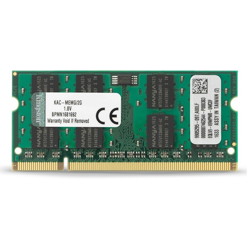 Kingston Sodimm 2 Gb. DDR2 800 Brand KAC-MEMG/2G