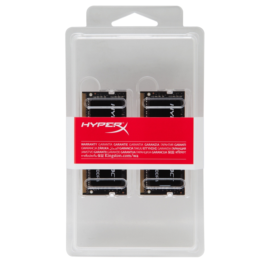 Kingston Sodimm 32 Gb. (2x16Gb) DDR4 2666 HyperX Impact Black imagen 3