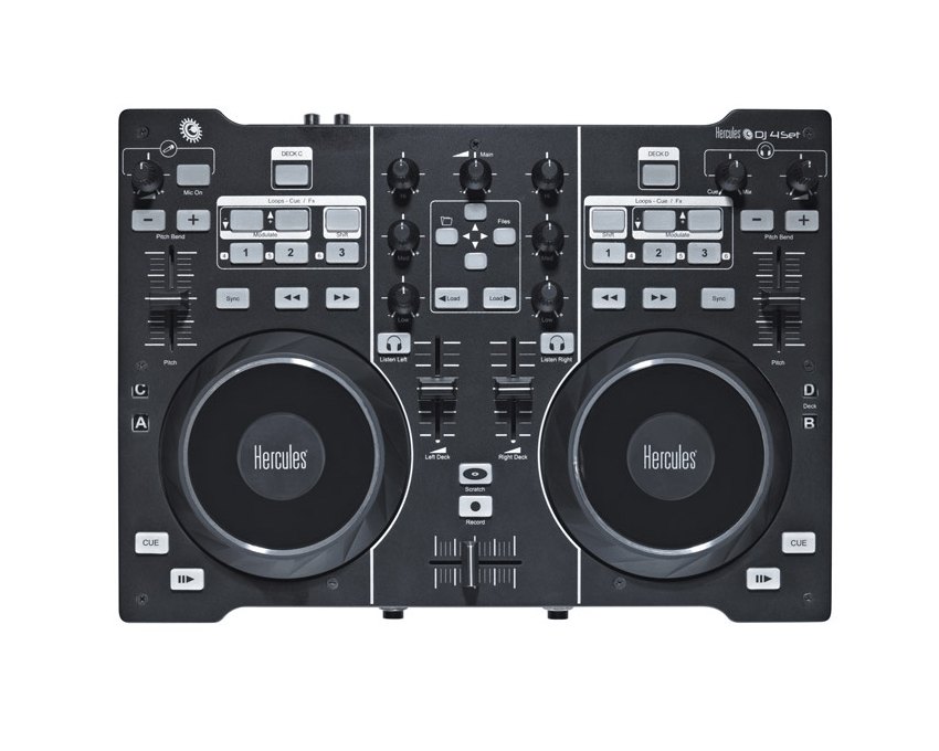 Kit Consola DJ Hercules DJ4SET + Auriculares HDP DJ-ADV G 501 imagen 2