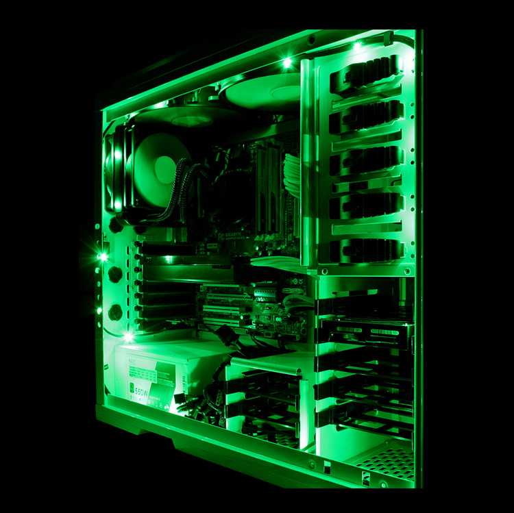 Kit LED NZXT 200 cm Verde imagen 2