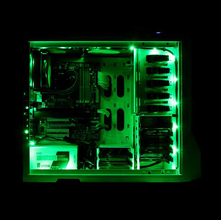 Kit LED NZXT 200 cm Verde imagen 3