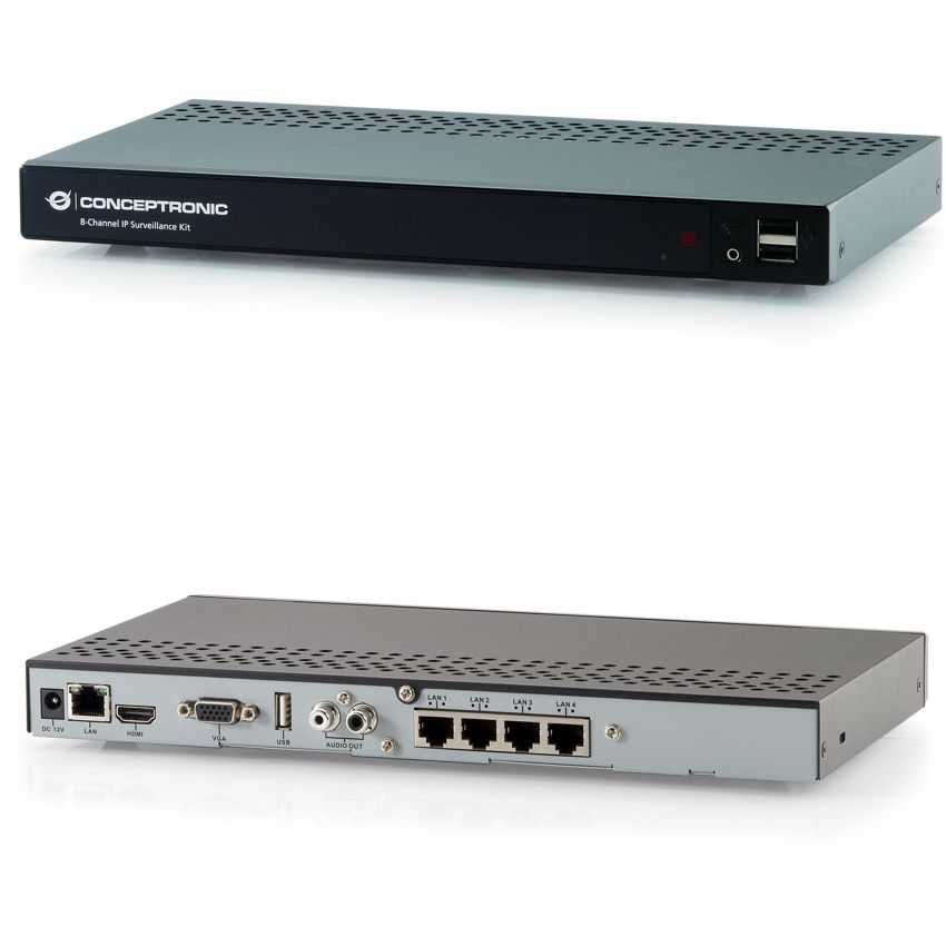 Kit Videovigilancia IP Conceptronic 2 Camaras 8 Canales C8CHIPSKIT imagen 5