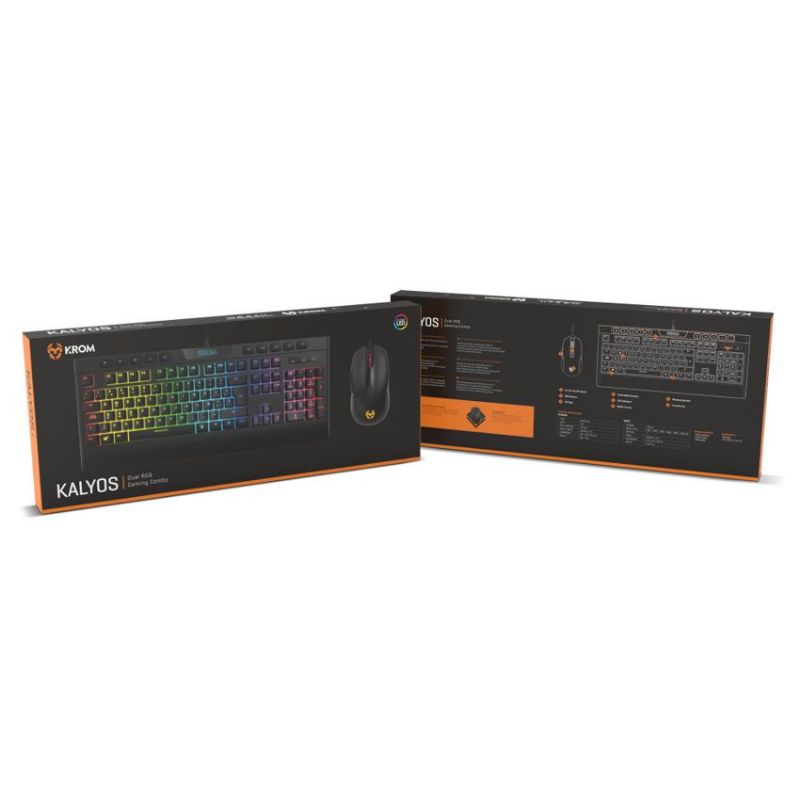 Krom Kaylos Pack Teclado Membrana y Ratón Gaming RGB imagen 5