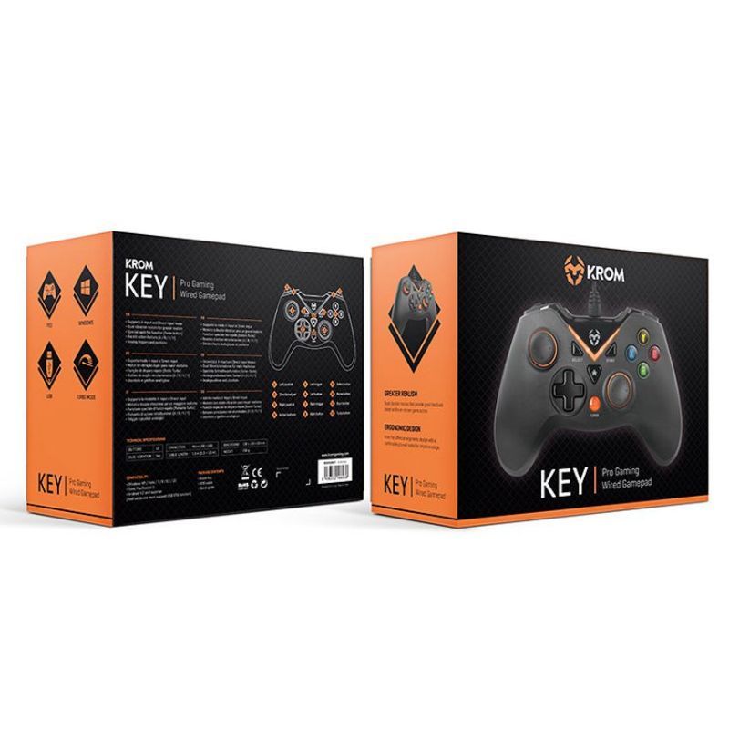 Krom Key GamePad Gaming USB imagen 5