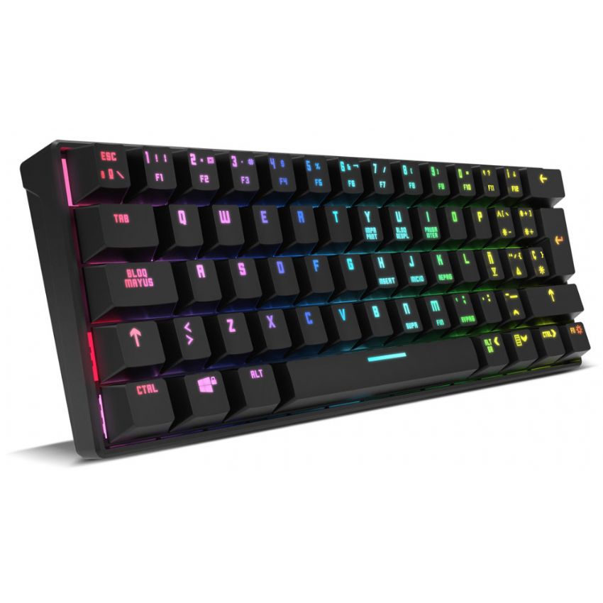 Krom Kluster Teclado Gaming Mini RGB Wireless imagen 4