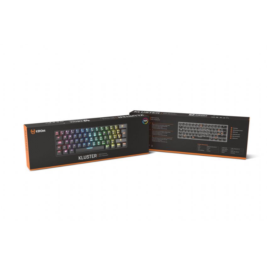 Krom Kluster Teclado Gaming Mini RGB Wireless imagen 9