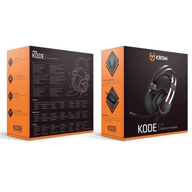 Krom Node Auriculares con Micrófono Gaming USB imagen 5