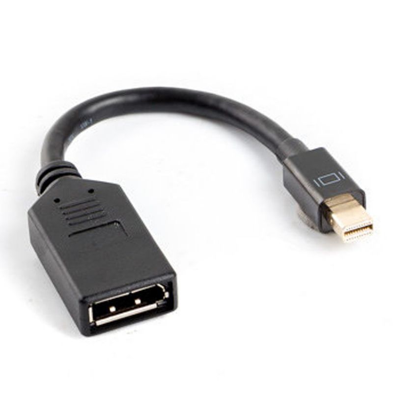 Lanberg Adaptador Mini DisplayPort Macho a DisplayPort Hembra 10cm