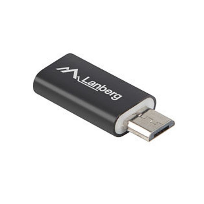 Lanberg Adaptador USB 2.0 Tipo C Hembra a Micro USB Macho imagen 2