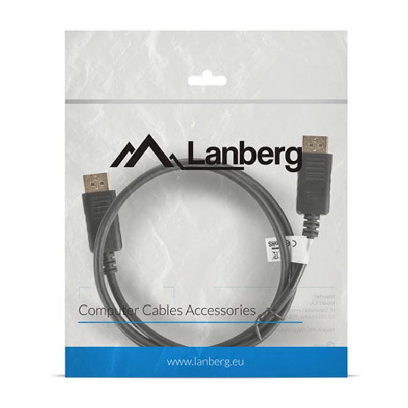 Lanberg Cable DisplayPort 4K 1m Negro imagen 4