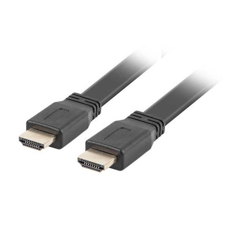 Lanberg Cable HDMI v2.0 4K Alta Velocidad 1m Negro Plano