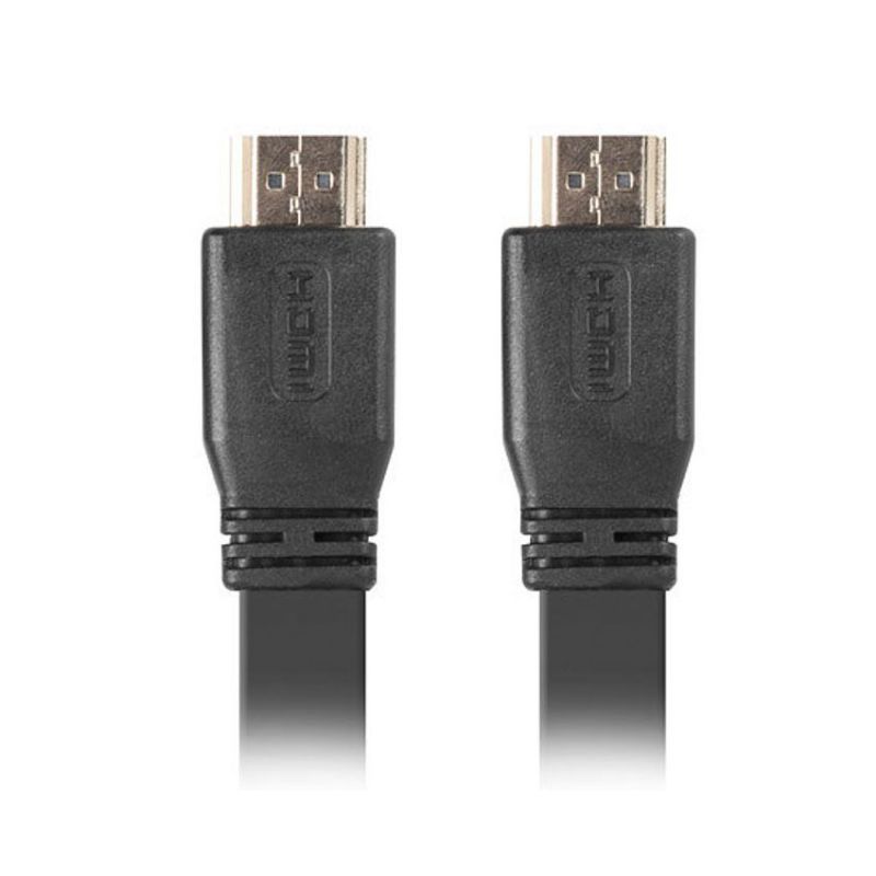 Lanberg Cable HDMI v2.0 4K Alta Velocidad 5m Negro Plano imagen 2